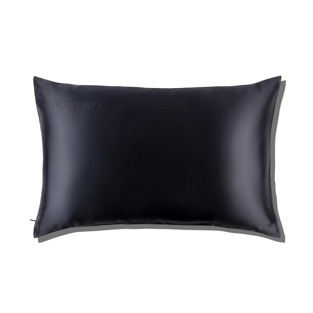 Berrysilks Silk Pillowcase - Black