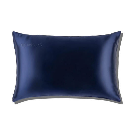 Berrysilks Silk Pillowcase - Navy Blue