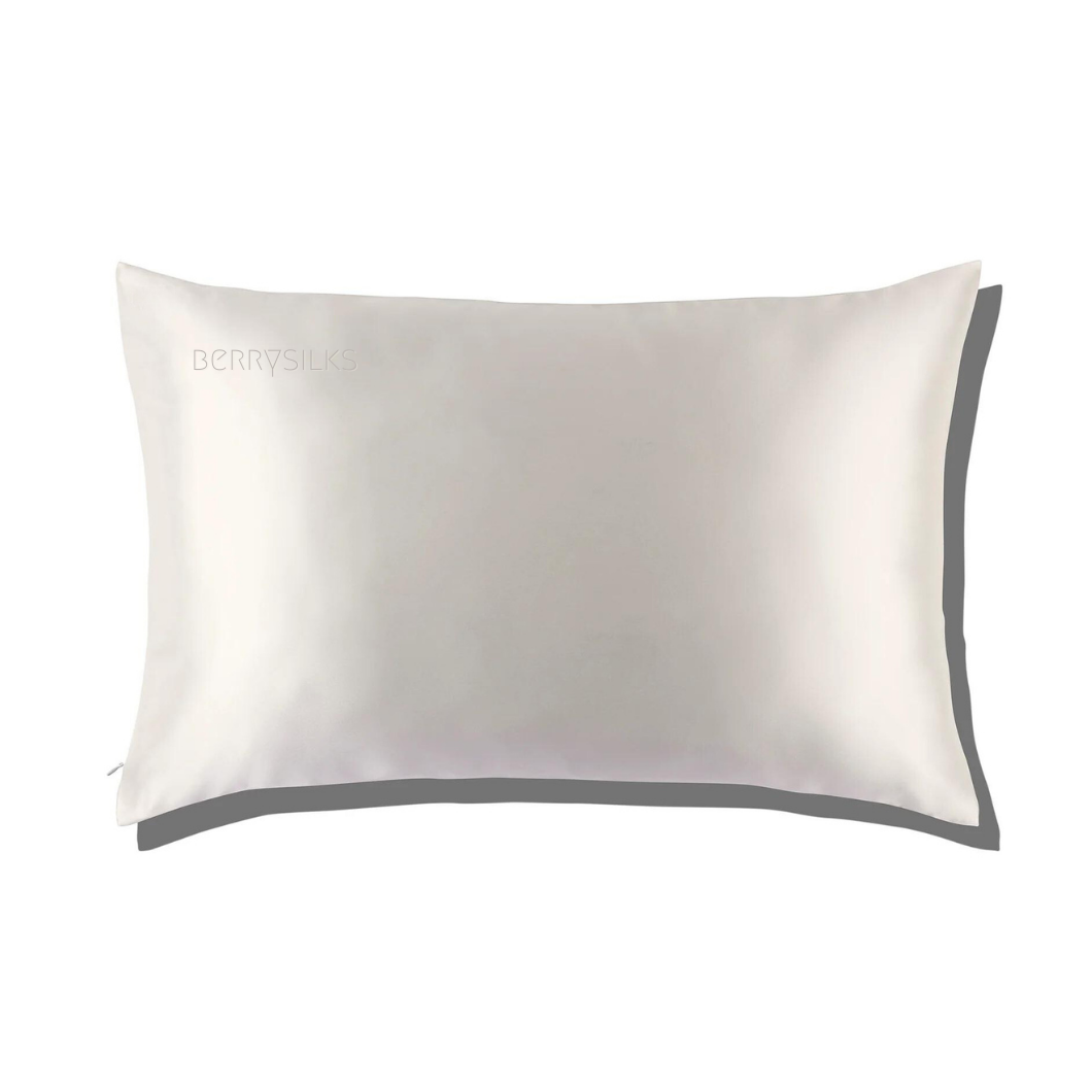 Berrysilks Silk Pillowcase - White