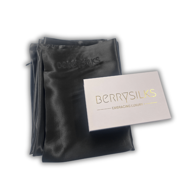 Berrysilks Silk Pillowcase - Black